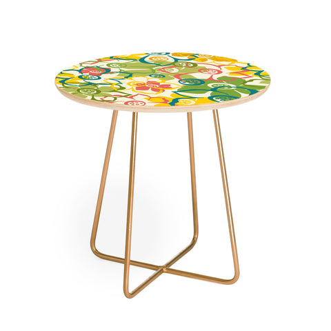 Heather Dutton Bouquet Round Side Table