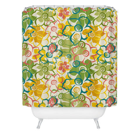 Heather Dutton Bouquet Shower Curtain