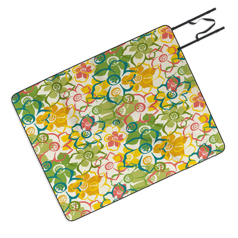 Heather Dutton Bouquet Picnic Blanket