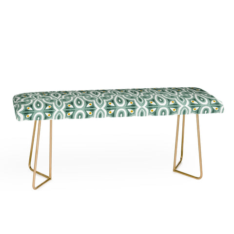 Heather Dutton Broderie Eucalyptus Bench