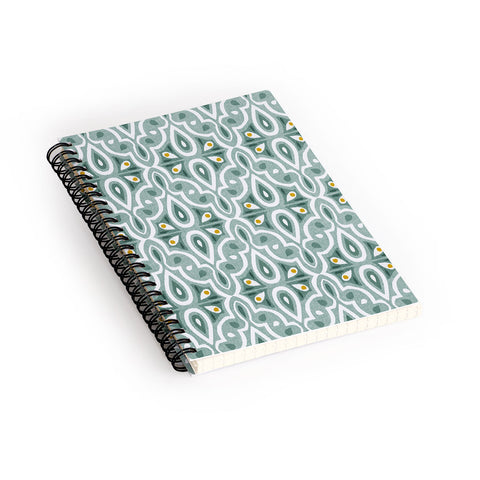 Heather Dutton Broderie Eucalyptus Spiral Notebook