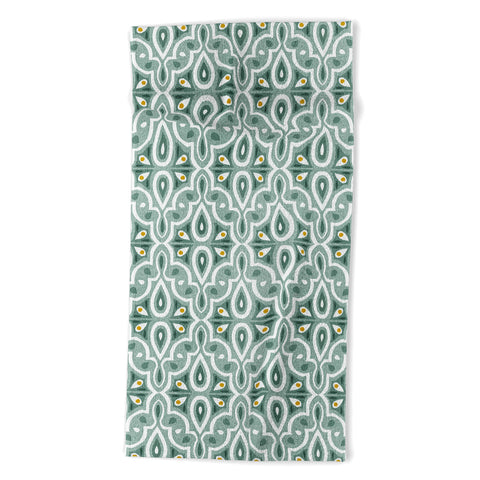 Heather Dutton Broderie Eucalyptus Beach Towel