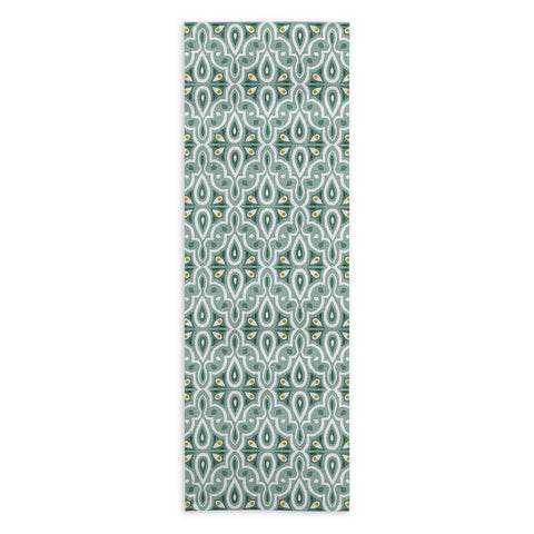 Heather Dutton Broderie Eucalyptus Yoga Towel