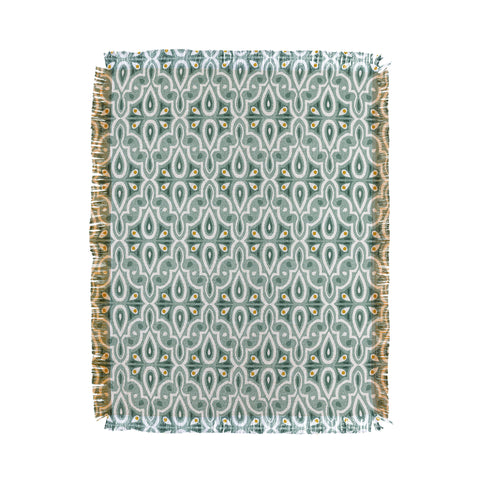 Heather Dutton Broderie Eucalyptus Throw Blanket