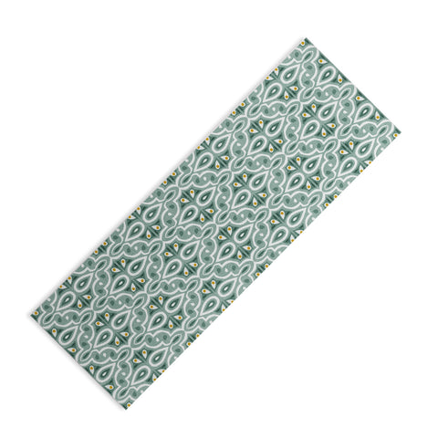 Heather Dutton Broderie Eucalyptus Yoga Mat