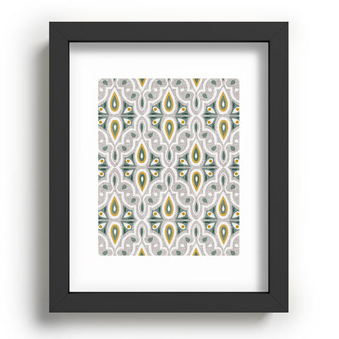 Heather Dutton Broderie Flax Recessed Framing Rectangle