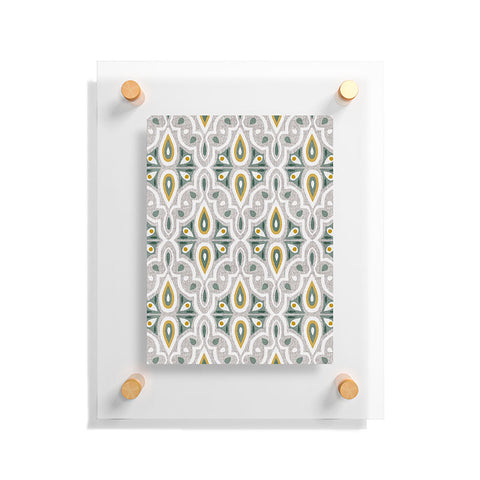 Heather Dutton Broderie Flax Floating Acrylic Print