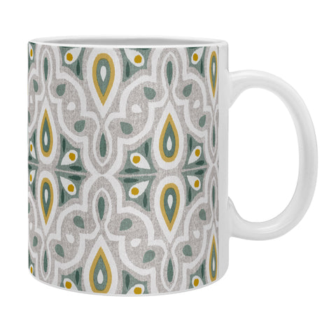 Heather Dutton Broderie Flax Coffee Mug