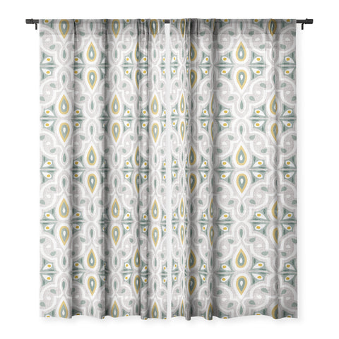 Heather Dutton Broderie Flax Sheer Non Repeat