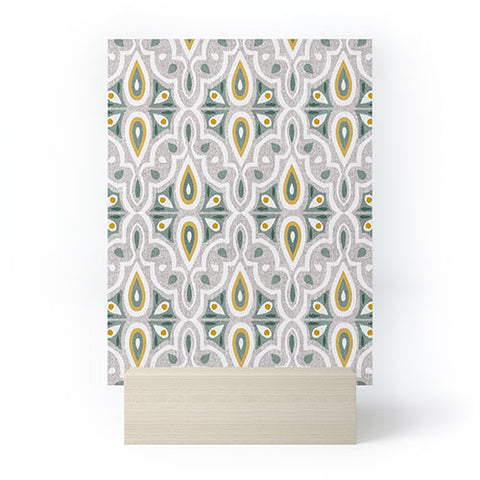 Heather Dutton Broderie Flax Mini Art Print