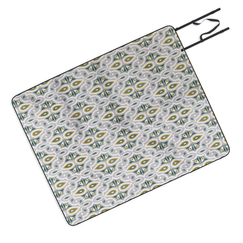 Heather Dutton Broderie Flax Picnic Blanket