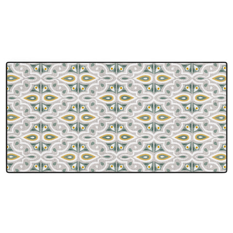 Heather Dutton Broderie Flax Desk Mat