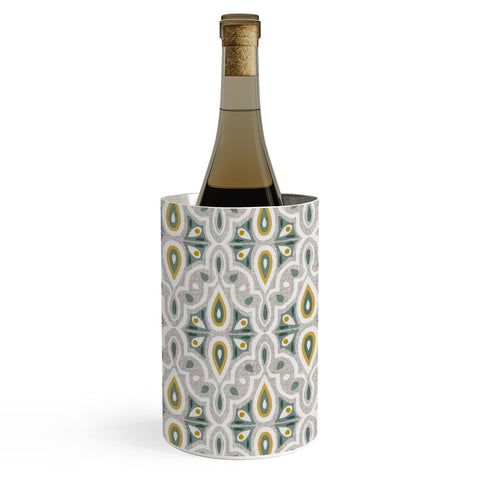 Heather Dutton Broderie Flax Wine Chiller