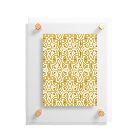 Heather Dutton Broderie Goldenrod Floating Acrylic Print