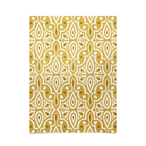 Heather Dutton Broderie Goldenrod Poster