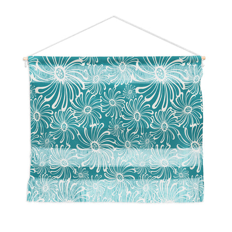 Heather Dutton Bursting Bloom Peacock Wall Hanging Landscape