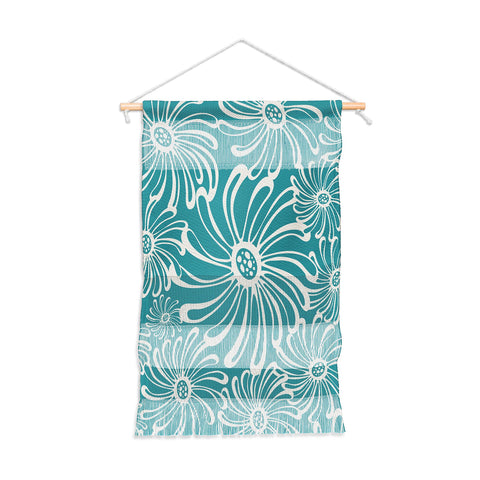 Heather Dutton Bursting Bloom Peacock Wall Hanging Portrait