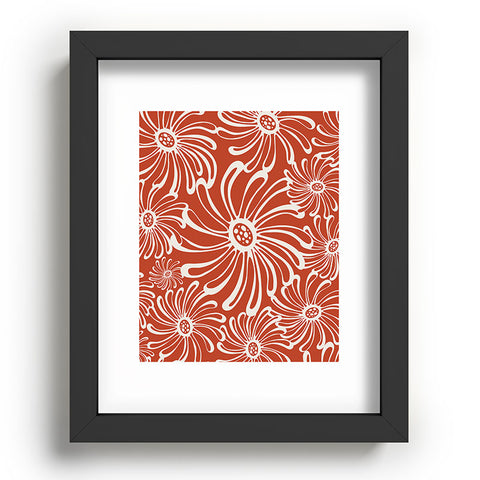 Heather Dutton Bursting Bloom Spice Recessed Framing Rectangle
