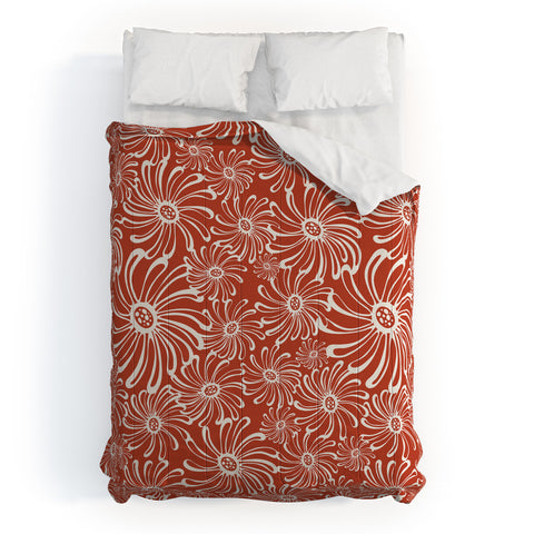 Heather Dutton Bursting Bloom Spice Comforter