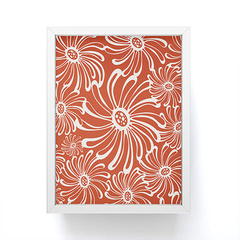 Heather Dutton Bursting Bloom Spice Framed Mini Art Print