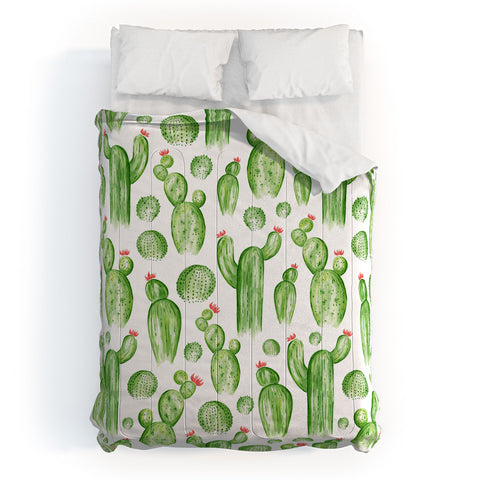Heather Dutton Cactus Gardens Comforter