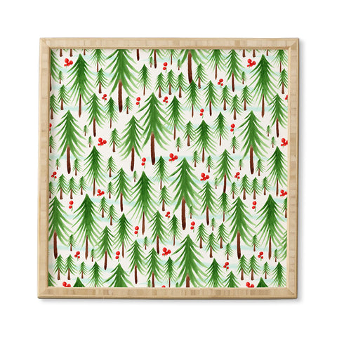 Heather Dutton Christmas Tree Farm Framed Wall Art