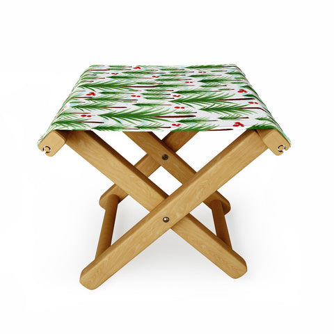 Heather Dutton Christmas Tree Farm Folding Stool
