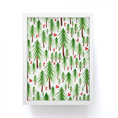 Heather Dutton Christmas Tree Farm Framed Mini Art Print