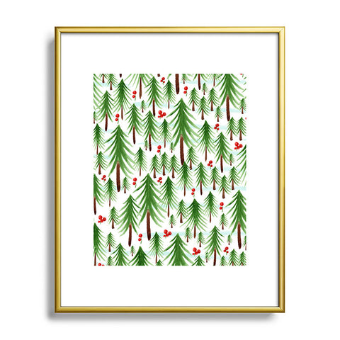 Heather Dutton Christmas Tree Farm Metal Framed Art Print