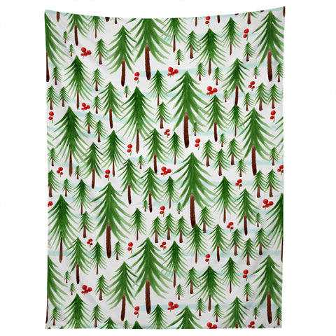 Heather Dutton Christmas Tree Farm Tapestry