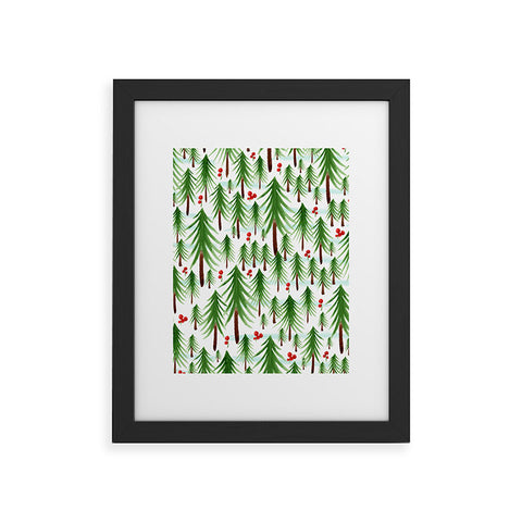 Heather Dutton Christmas Tree Farm Framed Art Print