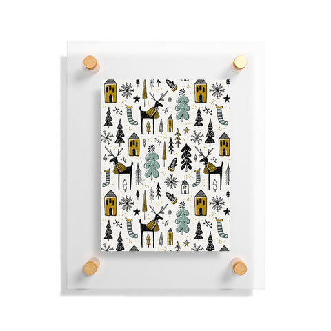 Heather Dutton Christmas Wonderland Floating Acrylic Print