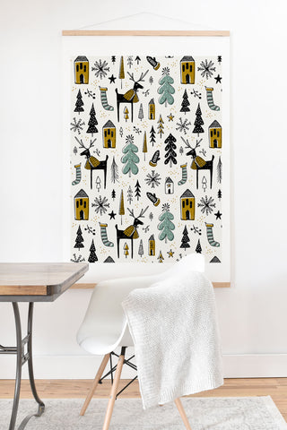Heather Dutton Christmas Wonderland Art Print And Hanger