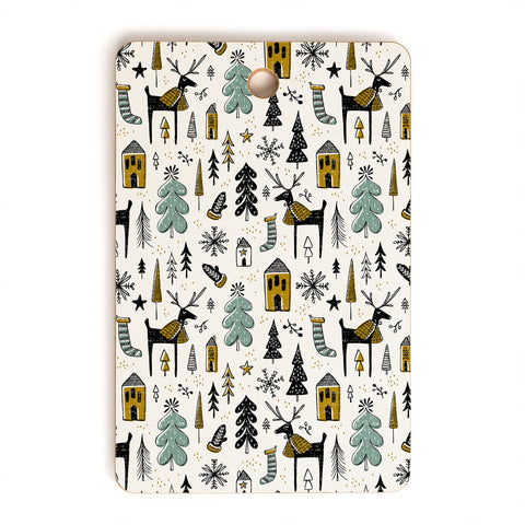 Heather Dutton Christmas Wonderland Cutting Board Rectangle