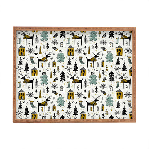 Heather Dutton Christmas Wonderland Rectangular Tray