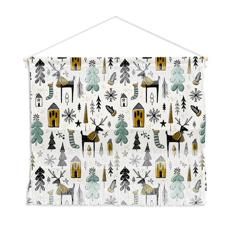 Heather Dutton Christmas Wonderland Wall Hanging Landscape