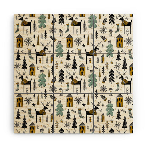 Heather Dutton Christmas Wonderland Wood Wall Mural