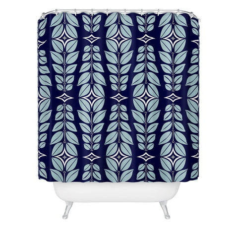 Heather Dutton Cortlan Navy Yard Shower Curtain