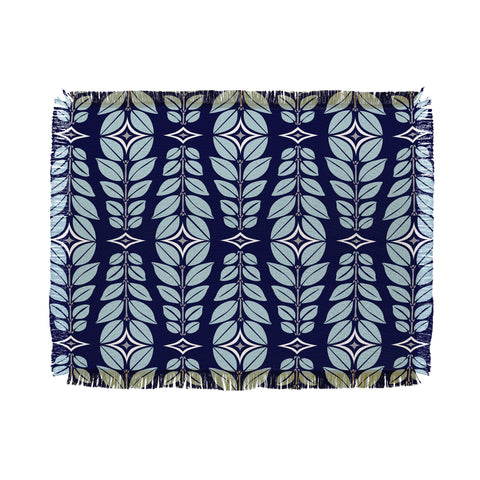 Heather Dutton Cortlan Navy Yard Throw Blanket