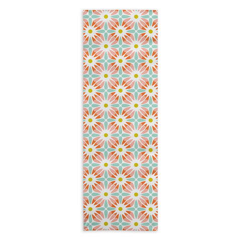 Heather Dutton Crazy Daisy Sorbet Yoga Towel