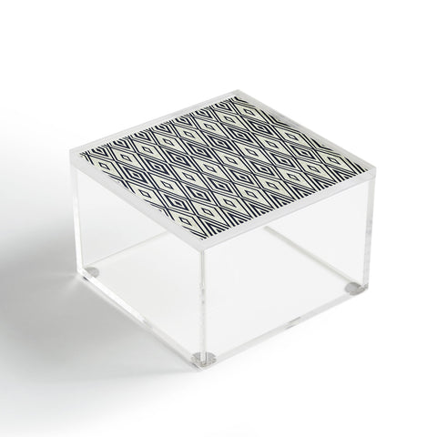 Heather Dutton Crystalline Bleached Beige Acrylic Box