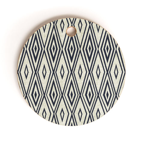 Heather Dutton Crystalline Bleached Beige Cutting Board Round