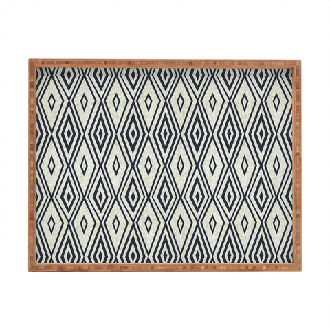 Heather Dutton Crystalline Bleached Beige Rectangular Tray