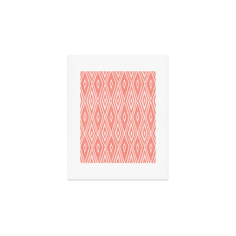 Heather Dutton Crystalline Living Coral Art Print