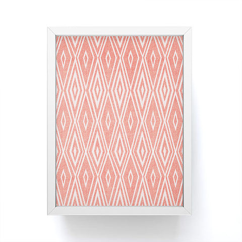 Heather Dutton Crystalline Living Coral Framed Mini Art Print