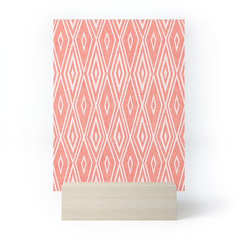 Heather Dutton Crystalline Living Coral Mini Art Print
