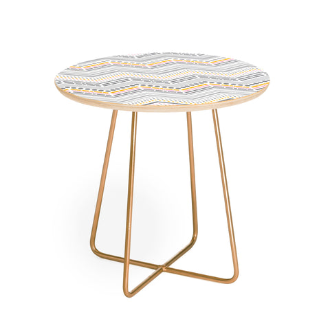 Heather Dutton Dash And Dot Neapolitan Round Side Table