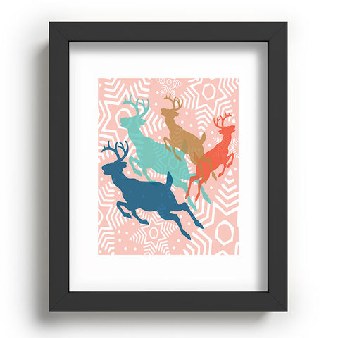 Heather Dutton Dashing Through The Snow Serene Recessed Framing Rectangle