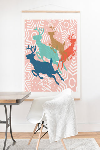 Heather Dutton Dashing Through The Snow Serene Art Print And Hanger