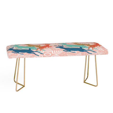 Heather Dutton Dashing Through The Snow Serene Bench